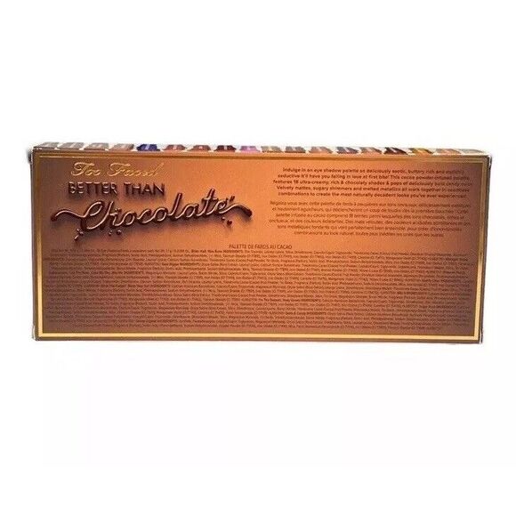 Too Faced Better Than Chocolate Eyeshadow Palette 18 Shades NIB - Picture 6 of 8